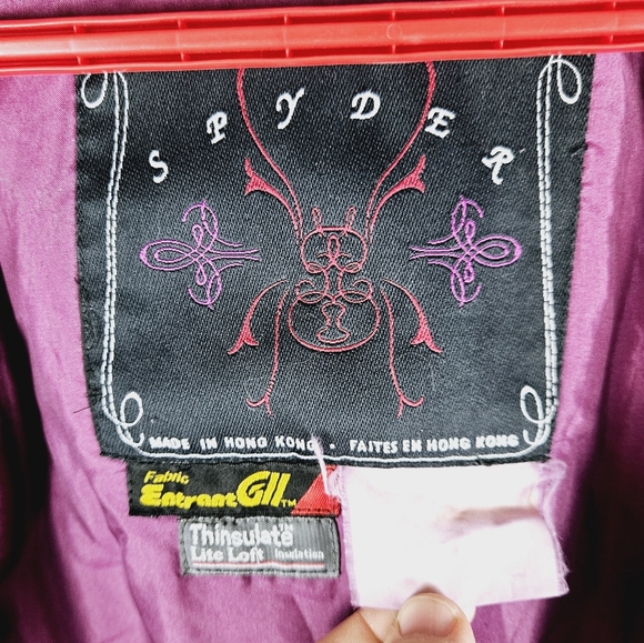 SPYDER | Entrant GII vintage Thinsulate belted ski snow jacket - Picture 10 of 12